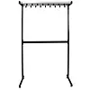 HorecaTraders Wardrobe rack single-sided 19 hooks