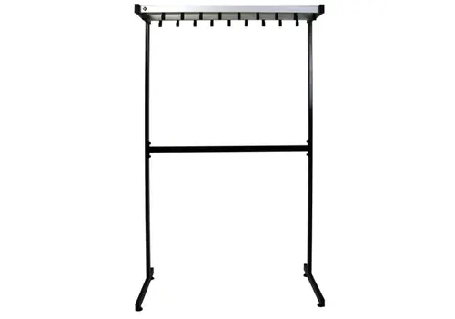  HorecaTraders Wardrobe rack single-sided 19 hooks 