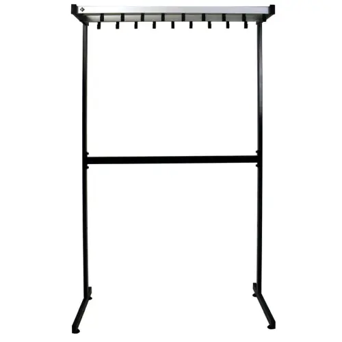  HorecaTraders Wardrobe rack single-sided 19 hooks 