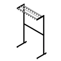 Garderobenleiste einseitig 19 Haken