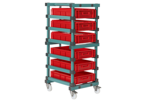  HorecaTraders bakkenwagen EN (600x400mm) 6x120mm 