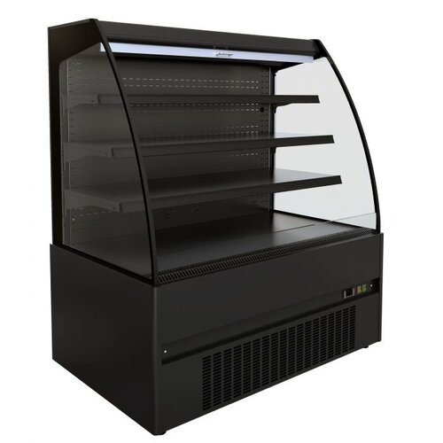  Combisteel Refrigerated display case | black | +2/+8 °C | 1510 (w) x 665 (d) x 1500 (h) mm 