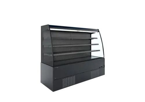  Tefcold MCB200  low wandkoeler | zwart | 1 tot +7 °C 