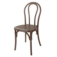 Chaises Soho en résine noyer (4 pièces)