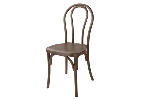  Bolero Chaises Soho en résine noyer (4 pièces) 