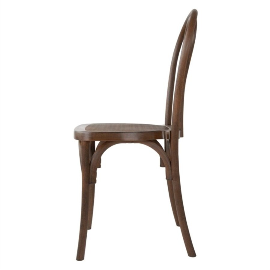 Chaises Soho en résine noyer (4 pièces)