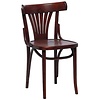 HorecaTraders Bentwoord stoelen walnoot (2 stuks)