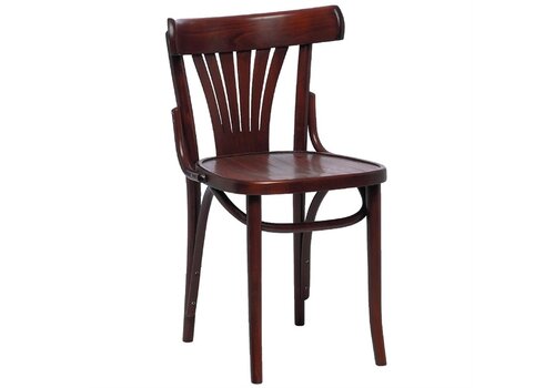  HorecaTraders Bentwoord stoelen walnoot (2 stuks) 