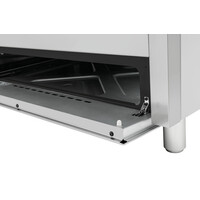 Cuisinière à gaz avec four | 5 plaques de cuisson | 895x645x645 mm