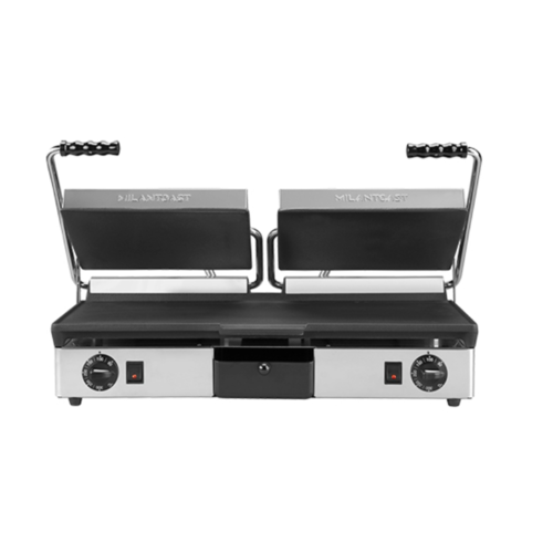  Milan Toast Contactgrill Gietijzer Dubbel glad 