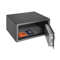 Coffre-fort pour ordinateur portable dans une chambre d'hôtel