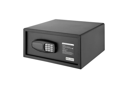  Bolero Coffre-fort pour ordinateur portable pour chambre d'hôtel | 202(H)x382(L)x420(P)mm 