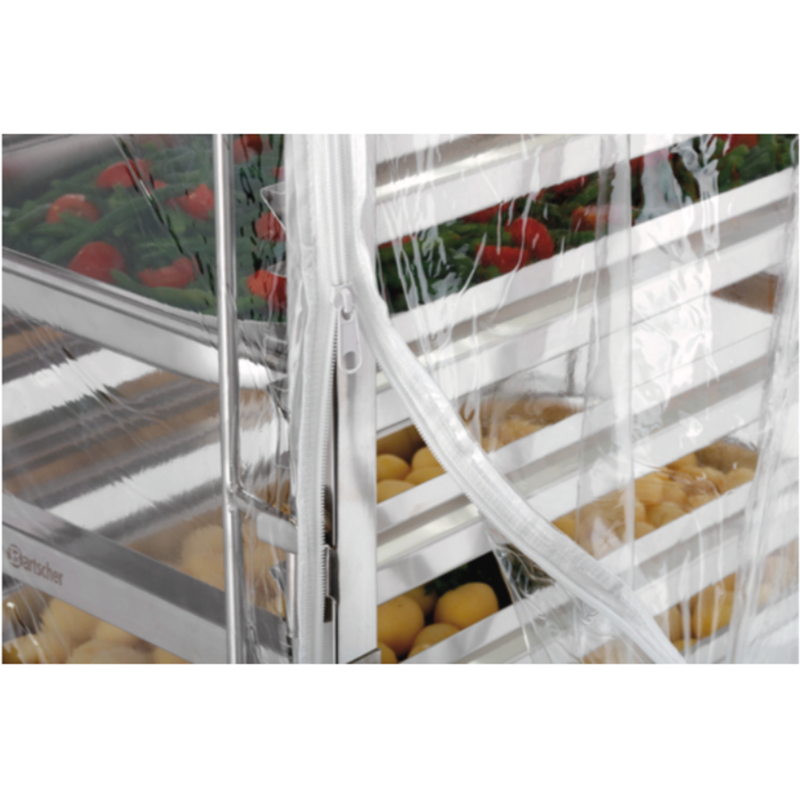 Housse pour chariot à étagères longue | GN 1/1 | plastique