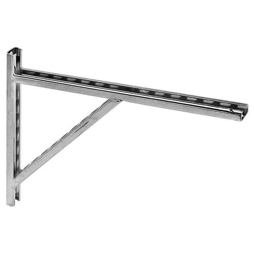  HorecaTraders Muurkonzole verzinkt | gegalvaniseerd staal | 250kg+250kg draagkracht | 1m 