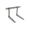 HorecaTraders Support mural en acier inoxydable 1,5 mm | 540x400x780mm | Capacité de charge de 100+100 kg