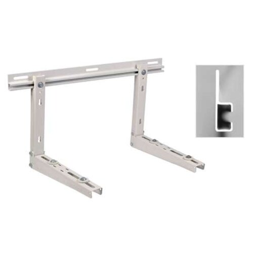  HorecaTraders Montagekonzole gelakt+traverse u-profiel | 530x400x850mm | Gegalvaniseerd staal 1,5 mm | 60+60kg 