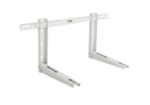  HorecaTraders Support mural laqué | avec traverse | 420x400x800mm | 60+60kg 
