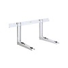HorecaTraders Wandhalterung lackiert | mit Traverse | 420x400x800mm | 60+60 kg