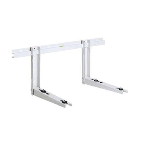  HorecaTraders Muurkonzole gelakt | met traverse | 550x400x800mm | 80+80kg 