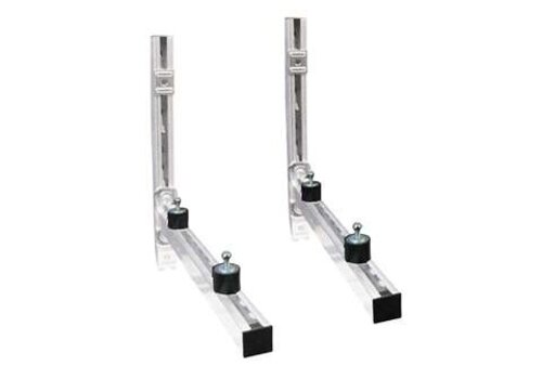  HorecaTraders Kit console galvanisé | 38x40x450mm | y compris les amortisseurs de vibrations m8 