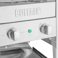 Grille-pain à double tranche avec tapis roulant Buffalo | 20(h) x 36,5(l) x 42(p)cm