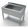 HorecaTraders spoeltafel  | RVS | 1200x700x850 (h) mm