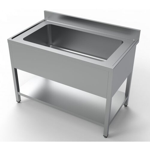  HorecaTraders Waschbecken | Edelstahl | 1200x700x850 (h) mm 