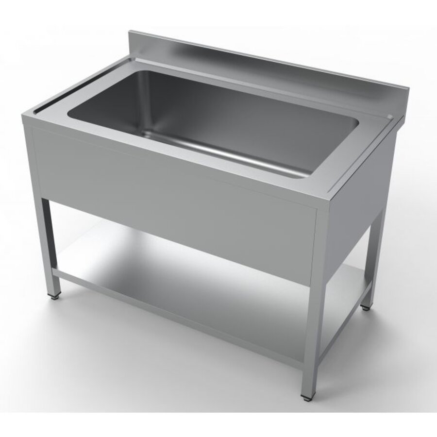 évier | acier inoxydable | 1200x700x850 (h) mm