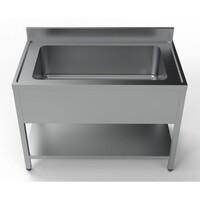 Waschbecken | Edelstahl | 1200x700x850 (h) mm