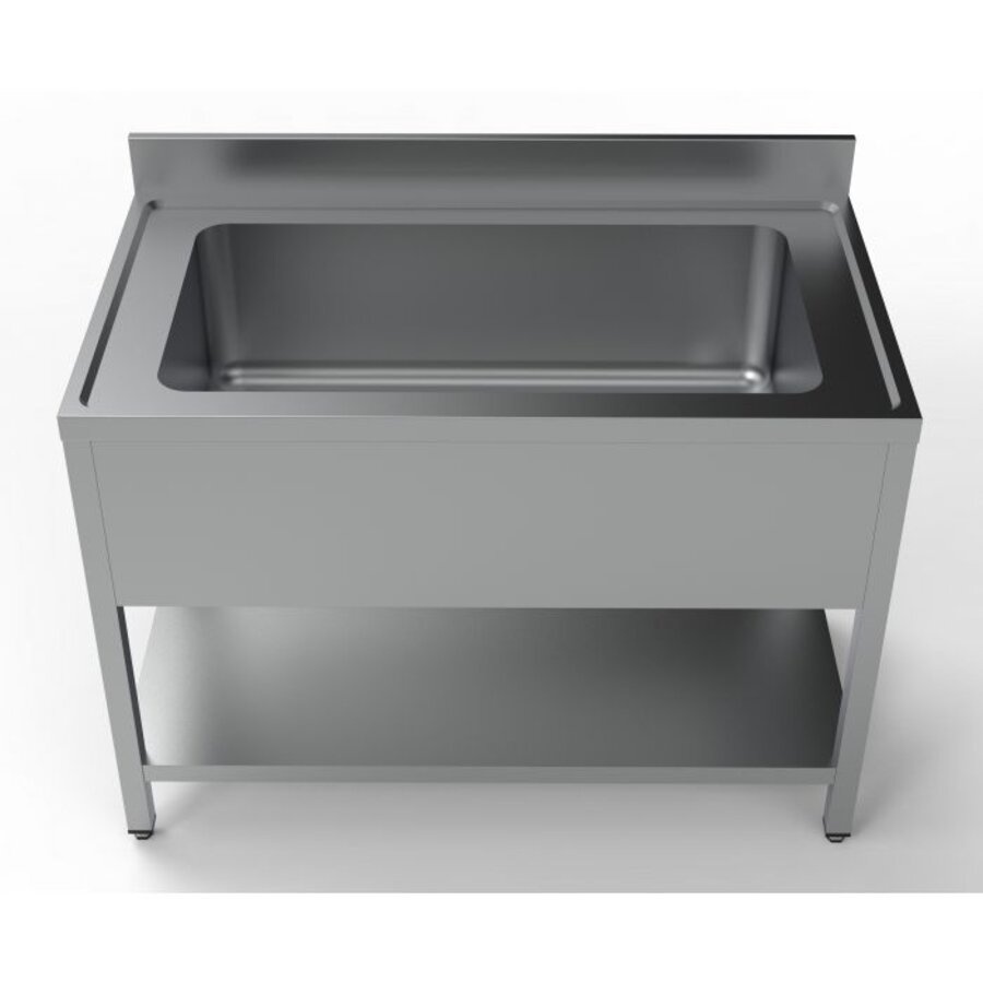 évier | acier inoxydable | 1200x700x850 (h) mm