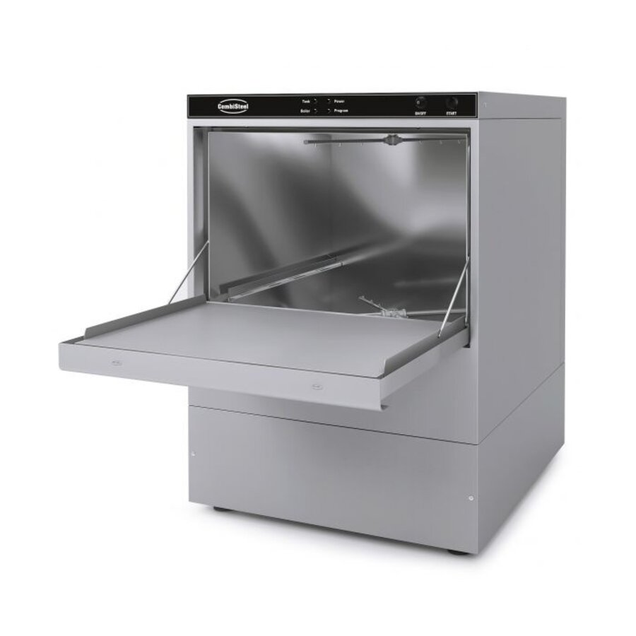 Lave-vaisselle à chargement frontal avec pompe distributrice de savon | 472x532x709(h) mm