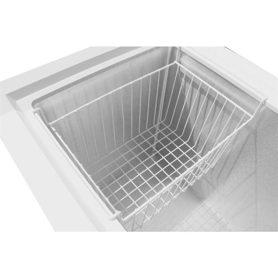 Gefriertruhe mit Edelstahldeckel und Rollen | 581 l | -18 °C bis -25 °C | 97 (H) x 203,5 (B) x 73 (T) cm