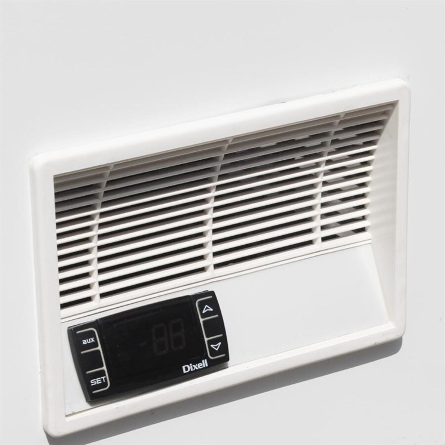 Chest freezer with stainless steel lid & wheels | 581 L | -18°C to -25°C | 97(h) x 203.5(w) x 73(d)cm