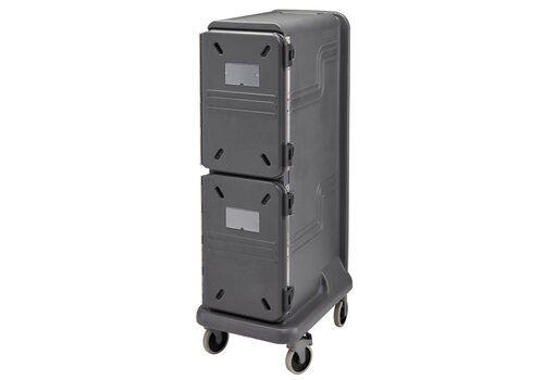  HorecaTraders Cambro Ultra Pro Kar Tall Warme Kar | Houtskool Grijs | 150,1(h) x 86,3(b) x 55,6(d)cm 