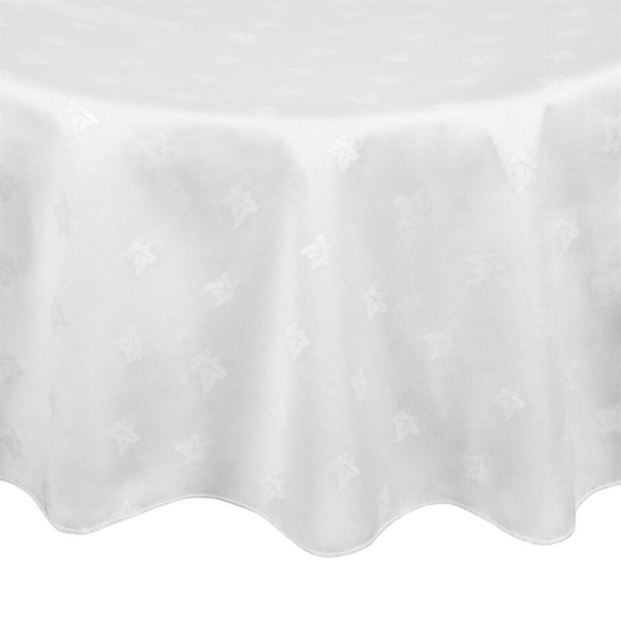 Nappe Mitre Luxury Luxor blanche 173 cm de diamètre
