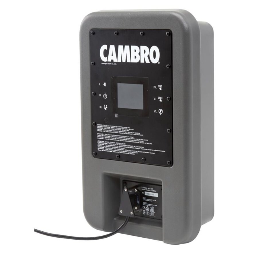 Module de chauffage pour chariot Cambro Ultra Pro | Gris anthracite | 18,4 (h) x 51,8 (l) x 33 (p) cm