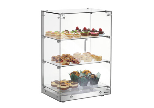  Bartscher Buffetvitrine 3850 3E-K | 3 Schaufenster 