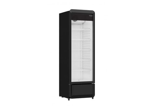  HorecaTraders RÉFRIGÉRATEUR 1 PORTE VITRÉE PIB-280R | Dimensions : 540 x 560 x 1725 mm | 280L 