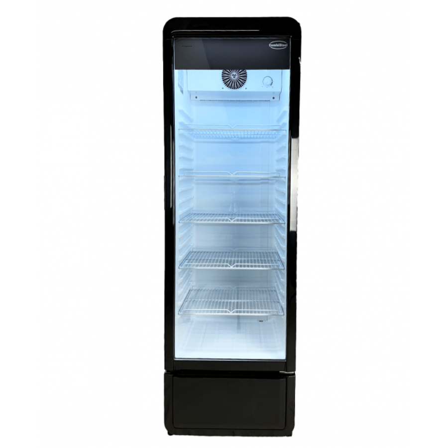 RÉFRIGÉRATEUR 1 PORTE VITRÉE PIB-280R | Dimensions : 540 x 560 x 1725 mm | 280L