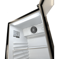 RÉFRIGÉRATEUR 1 PORTE VITRÉE PIB-280R | Dimensions : 540 x 560 x 1725 mm | 280L