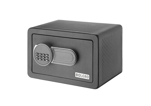  Bolero Coffre-fort pour chambre d'hôtel noir | 200(H)x310(L)x200(P)mm 