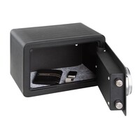Coffre-fort pour chambre d'hôtel noir | 200(H)x310(L)x200(P)mm