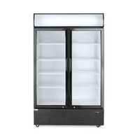 Vitrine réfrigérée double porte 643 l 230 V 510 W