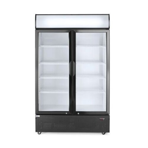  HorecaTraders Vitrine réfrigérée double porte 643 l 230 V 510 W 