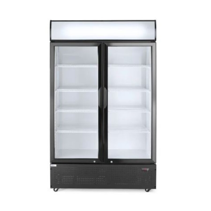 Vitrine réfrigérée double porte 643 l 230 V 510 W