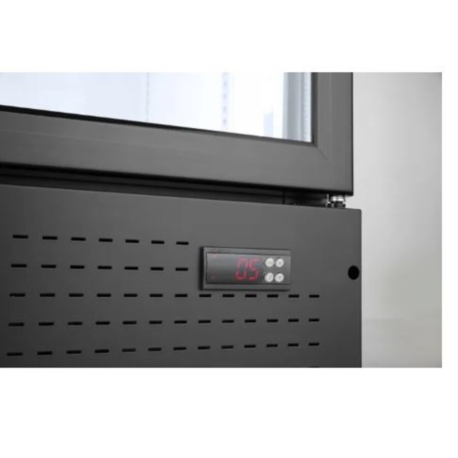 Vitrine réfrigérée double porte 643 l 230 V 510 W