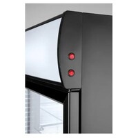 Vitrine réfrigérée double porte 643 l 230 V 510 W