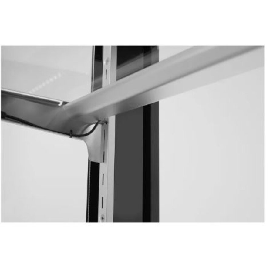 Vitrine réfrigérée hôtelière à deux étagères 410 l 230 V 490 W