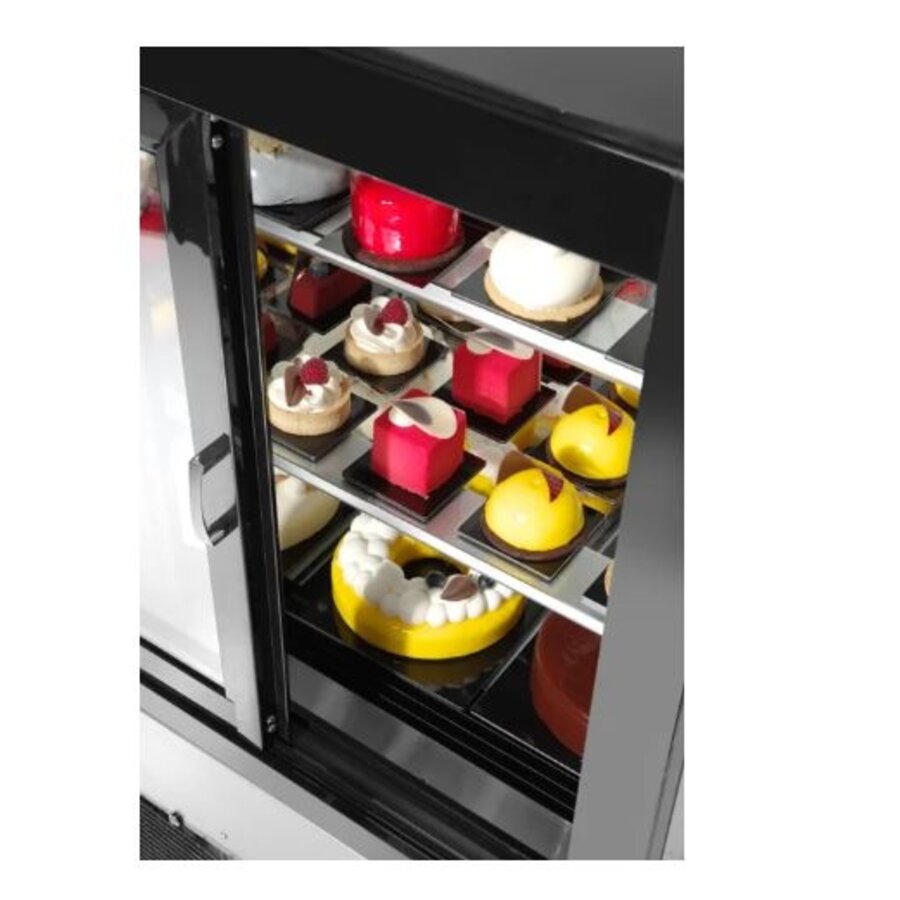 Hospitality Refrigerated display case with two shelves 410 l 230V 490W