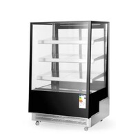 Vitrine réfrigérée hôtelière 500 l avec 3 étagères inclinées